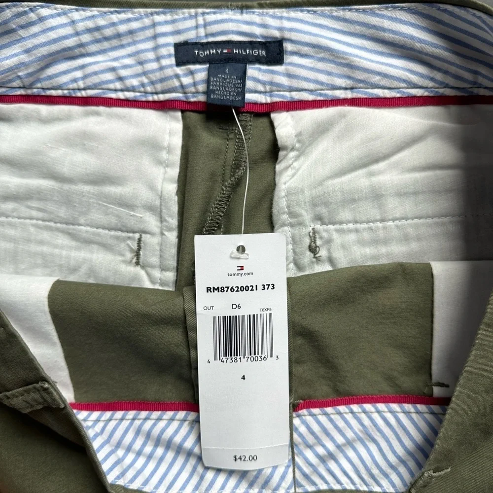 Tommy Hilfiger Olive Green Khaki Pencil Skirt NWT 🌟